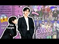 the world is too smol for giants, txt!!!! (i didn't expect them to be this tall!)