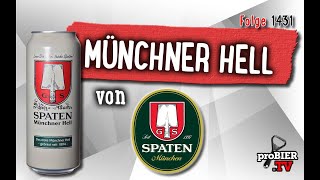 Münchner Hell von Spaten Brauerei | Bier Verkostung #1431