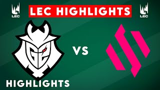 G2 vs BDS HIGHLIGHTS | LEC 2025 Winter | G2 ESPORTS vs TEAM BDS