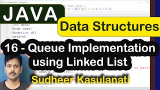 Java DS 16 - Queue Implementation using Linked List