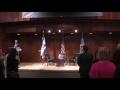 cantor marcus feldman of sinai temple sings azerbaijani national anthem