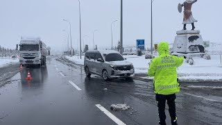 Aksaray Nevşehir ve Konya Karayolları Trafiğe Kapatıldı