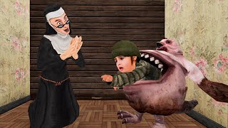 Evil Nun 2 fed the children to her chicken funny animation part 137