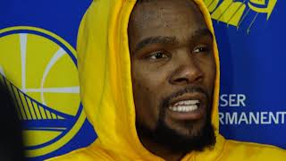 Warriors' Kevin Durant on Patrick Beverley's NBA playoff tactics
