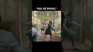 Pov: Brasil Cuando Hace un Gol 🤙🏻🇧🇷🤩 || #neymar #viniciusjr #paquetá #futbol #humor #brasil