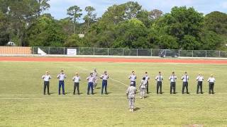 UNIVERSITY JROTC KNOCK OUT DRILL 04-05-14