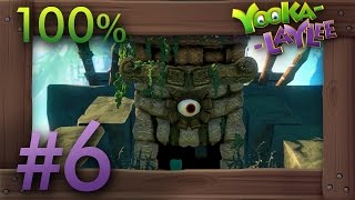 Yooka-Laylee 100% Walkthrough Part 6 - World 1 Tribalstack Tropics #2 (All Quills, Pagies \u0026 Secrets)