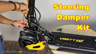 🛠️ How to install Steering Damper for VSETT 10+ Electric Scooter/ Original VSETT Steering Damper Kit