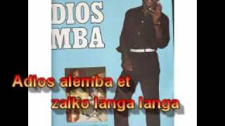 Adios Alemba et zaiko langa langa dans \