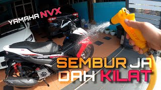 NAK BASUH MOTOR TAK PAKAI SABUN INI CARA DIA!! NVX EXTEND ARM 1.5 ATAU 2.0 INCI??