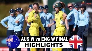 AUS VS ENG FINAL HIGHLIGHTS 2022 | AUSTRALIA WOMEN vs ENGLAND WOMEN WORLD CUP HIGHLIGHTS 2022