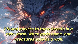 I found powers to tame beasts in a new world. When gods came, our creatures rose as a wall.