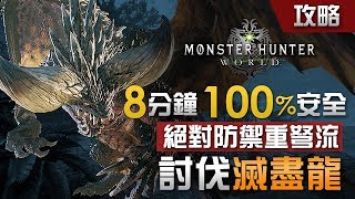 【100%安全】絕對防禦重弩流 滅盡龍簡易8分鐘討伐攻略  | Monster Hunter World 攻略