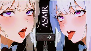 (Ear Licking ASMR) Giving you a Special Treat at Night 😘