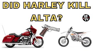 Did Harley Davidson kill Alta Motors?