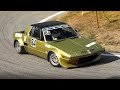 2 x Fiat X1/9 Bertone in action on hillclimb: Accelerations & Loud Sound!