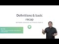 Python Tutorial: Intermediate Network Analysis in Python | Definitions & basic recap