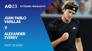 Juan Pablo Varillas v Alexander Zverev Extended Highlights | Australian Open 2023 First Round