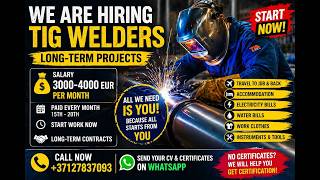 Apply for welding jobs overseas. Subscribe now, share this video with welders, and contact us today!