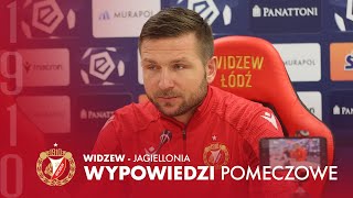 Wypowiedzi po meczu Widzew Łódź - Jagiellonia Białystok 1:3