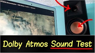 ✅Dolby Atmos Sound Test | Klipsch RP-500SA Elevation Height Surround Sound 5.1 Speaker Test