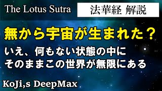 【 法華経解説 】無から宇宙が生まれた？いえ、何もない状態の中にそのままこの世界が無限にある！