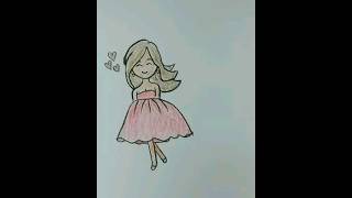 How to draw a barbie doll ||pencil sketching |easy drawing