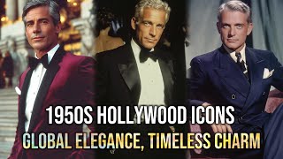 The World’s Most Handsome Silver Foxes | Global 1950s Hollywood Legends, Timeless Gentlemen