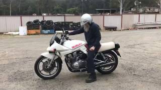 Suzuki 750 Katana 1983 test ride