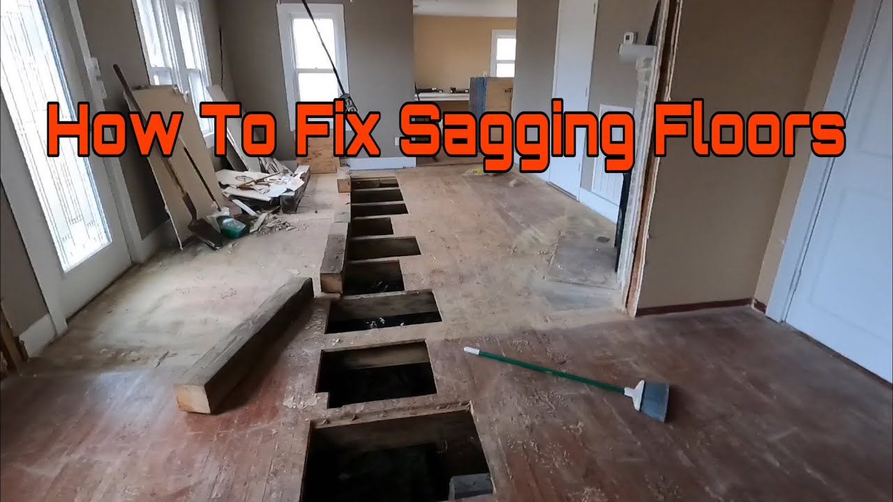 How To Fix Sagging Floors - YouTube