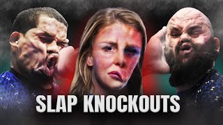 Slow Mo SLAP Fights KNOCKOUTS | Power Slap Compilation