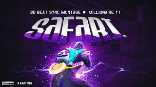 Serena - Safari Best Beat Sync BGMI Edit Montage | Millionaire YT