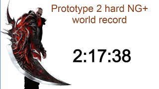 Prototype 2 NG+ hard difficulty WR in 2:17:38