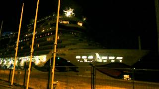 AIDA Stella Felison cruise terminal loud horn