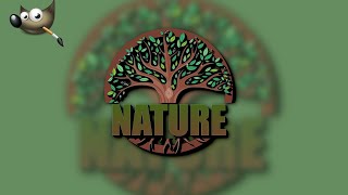 Nature logo design | Nature logo design gimp