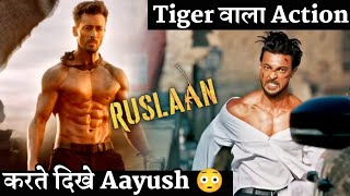 Ruslaan Teaser Aayush Sharma Action and Look Like Tiger Shroff Action