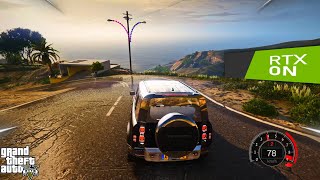 ⁴ᴷ⁶⁰ GTA 5: RTX 3050 POV Realistic Drive - Land Rover Defender 110 in Cloudy Weather!