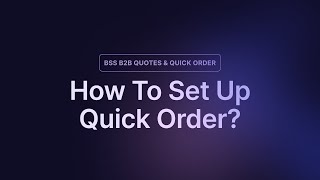 Quick Order Tutorial | Bulk Ordering on Shopify Made Easy (2025)