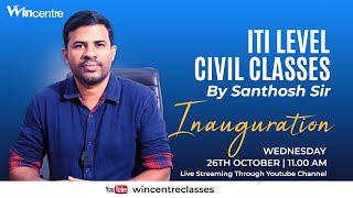 ITI LEVEL CLASSES BY SANTHOSH SIR  - INAUGURATION & BC - STONE MASONRY PART 2