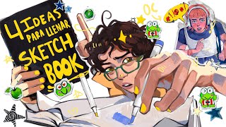 How to FILL Your Sketchbook with Your OCs 🎨🔥 | 4 Easy and Creative Ideas
