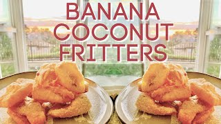 Senegalese Banana Coconut Fritters