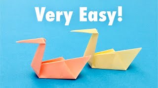 Sticky Note Origami Easy Swan - Post-it Origami - Origami Swan Easy Tutorial Step  by Step