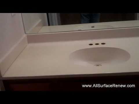 How Can I Renew A Cultured Marble Vanity?? We show you How Can I Renew A Cultured Marble Vanity?? We show you