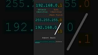 Subnet Masks Explained #subnetmask #shorts