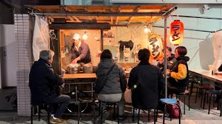 This is the ultimate ramen stall in Japan! Japanese street food - the best yatai noodles near Tokyo