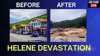 Jen Taub LIVE - Hurricane Helene Devastation in North Carolina