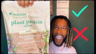 Reviewing the NEW Plant-based Protein Powder - Nutrilite Organics | Amway King Kilam