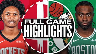 ROCKETS at CELTICS | FULL GAME HIGHLIGHTS | January 27, 2025