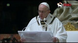 Homilia Papieża Franciszka wygłoszona podczas Liturgii Wigilii Paschalnej