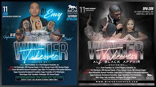 Winter Takeover All-Black Affair at MGM National Harbor: January 11, 2025. Tickets On Sale Now!